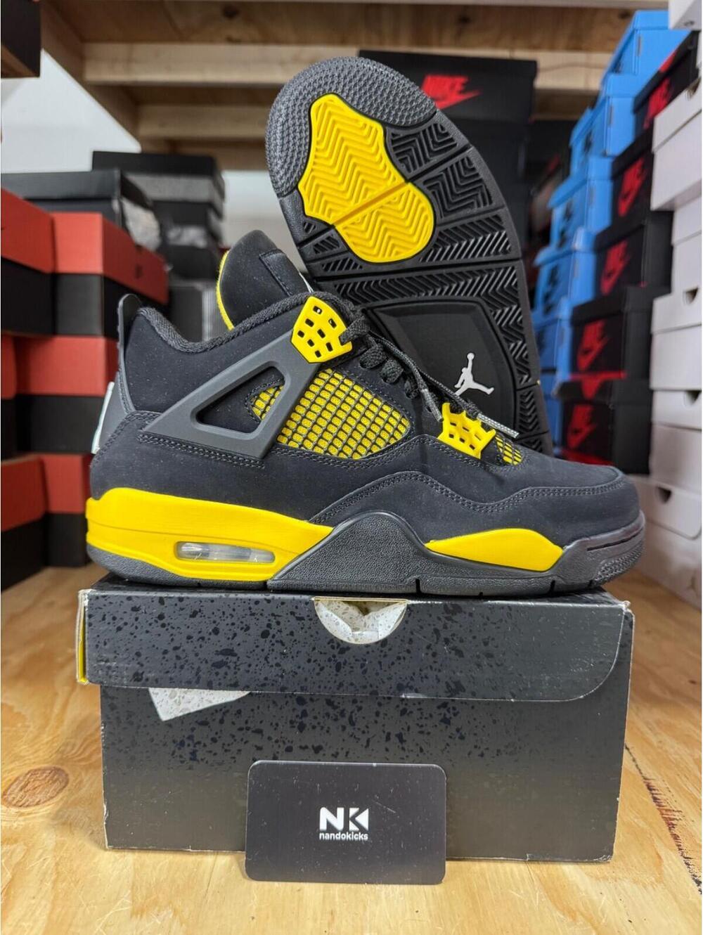 Air Jordan 4 Retro 'Thunder' 2023 DH6927-017 BRAND NEW MENS SIZE 8